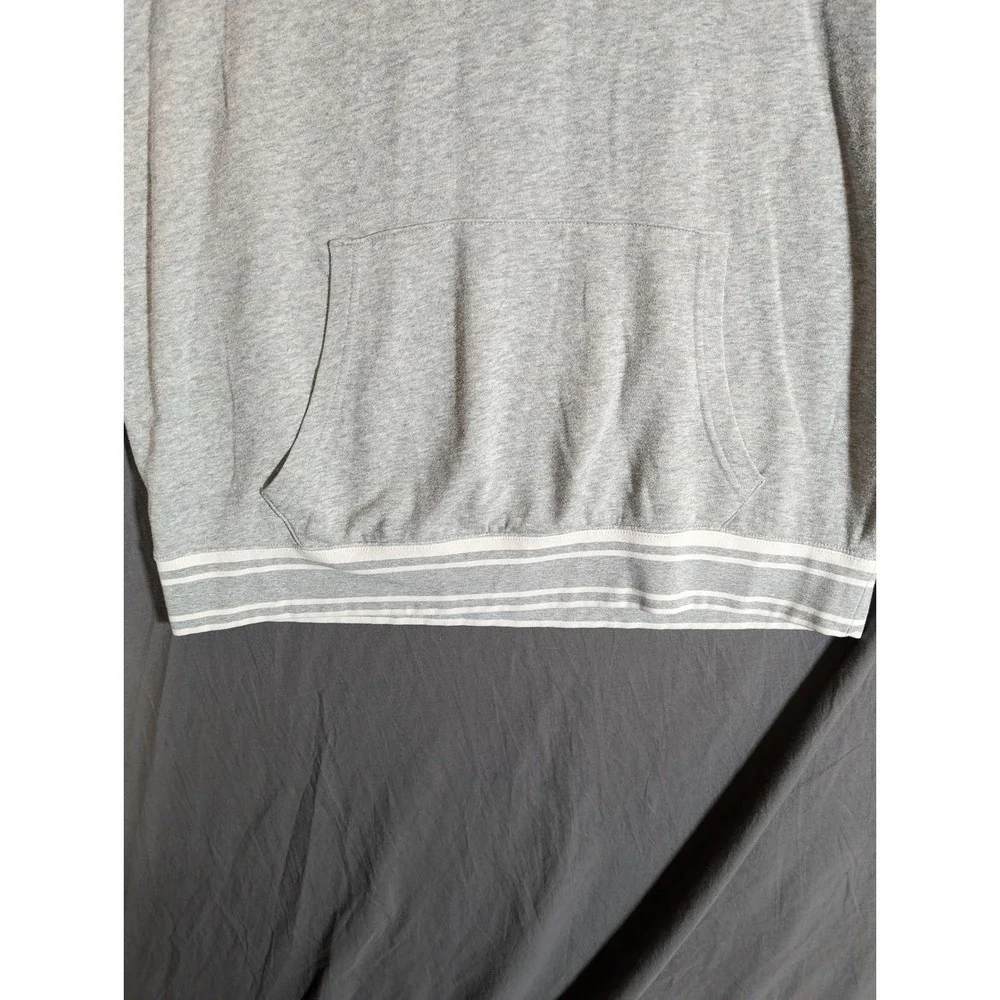 True Religion Collegiate Pullover Hoodie Mens 2XL 1TG Grey Embroidered‎ Logo